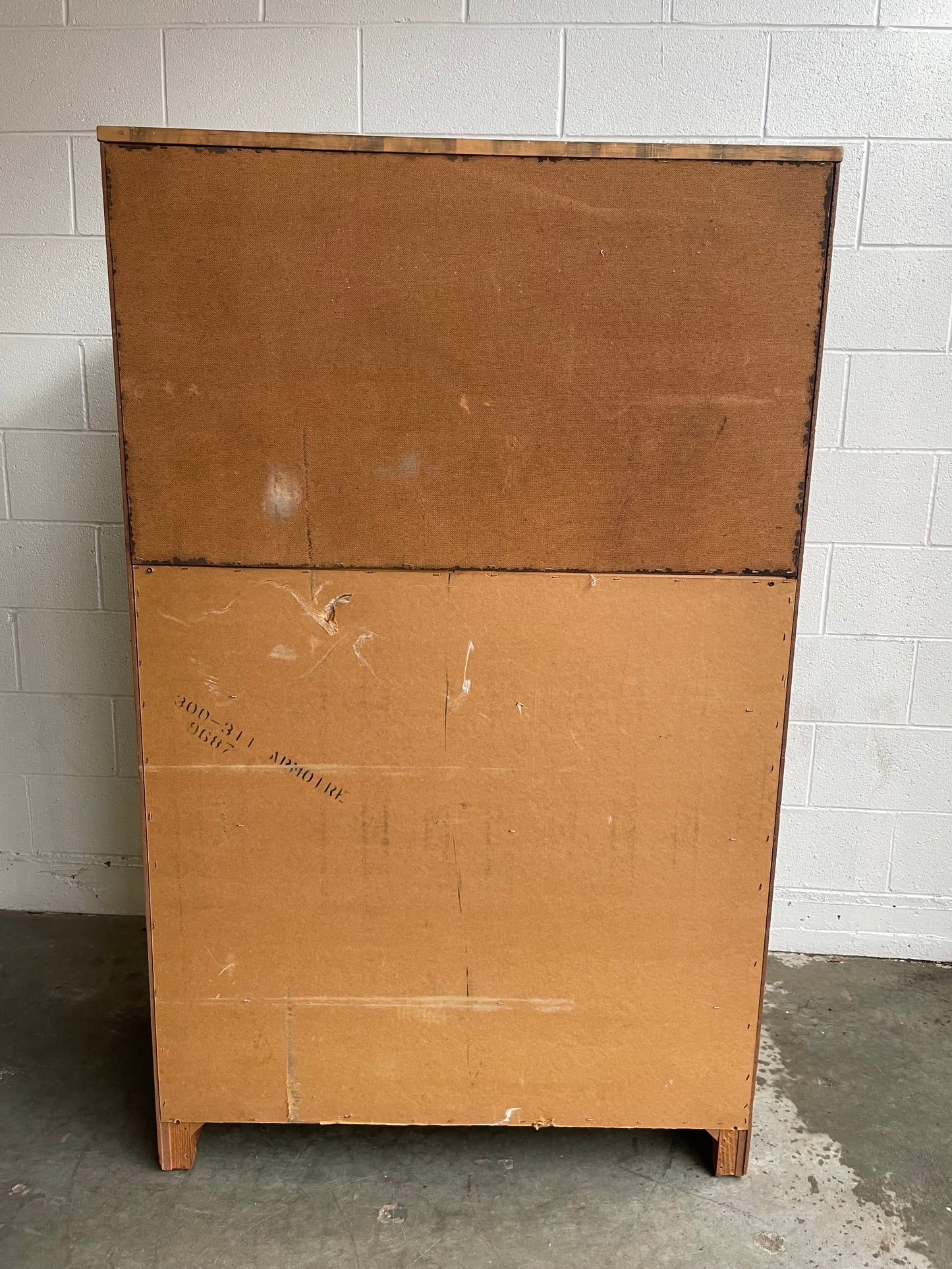 Vintage Dixie Mid Century Modern Armoire