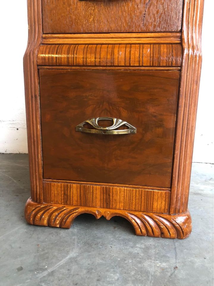 Doernbecher Art Deco Waterfall Nightstand