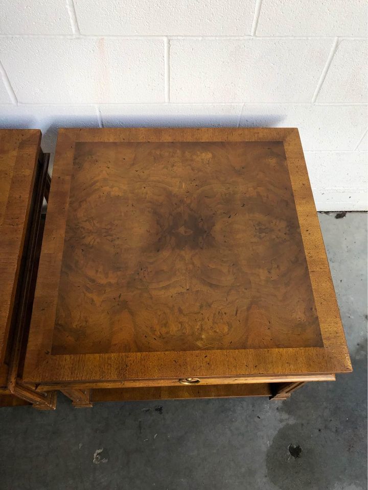 Pair of Drexel Heritage Italian Provincial Side Tables