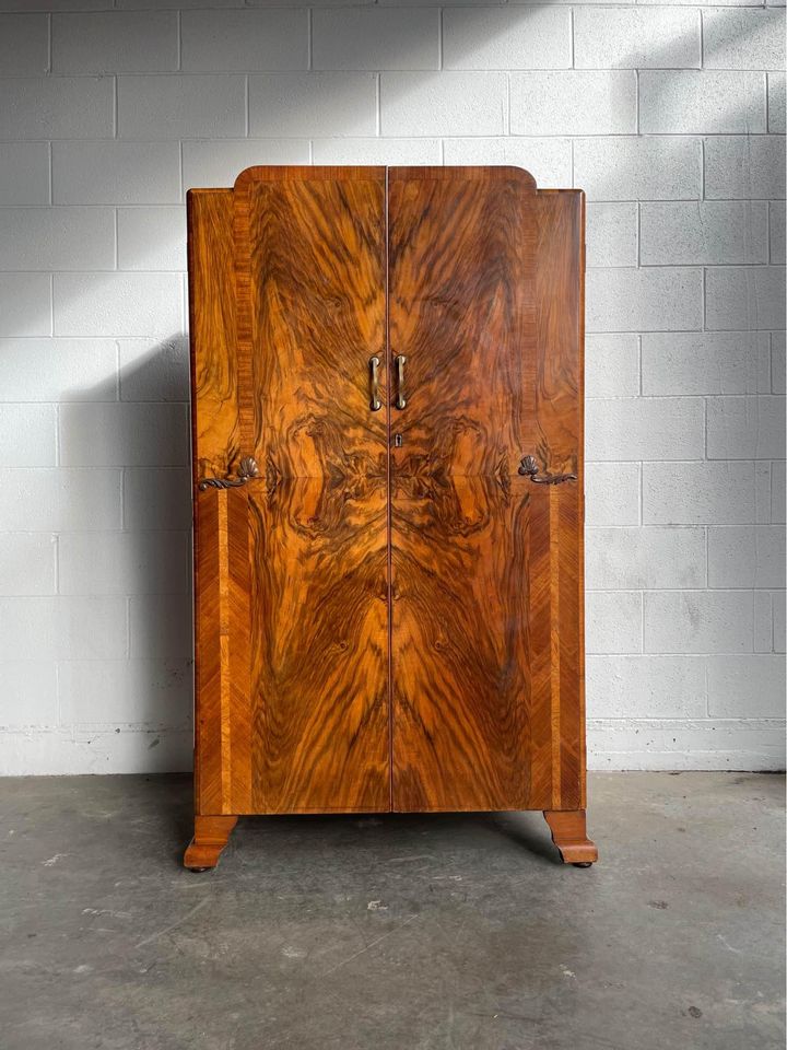 Vintage Art Deco Wardrobe