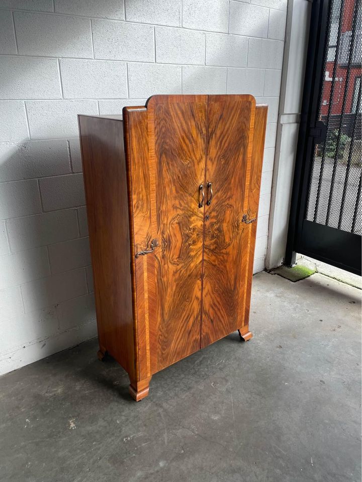 Vintage Art Deco Wardrobe