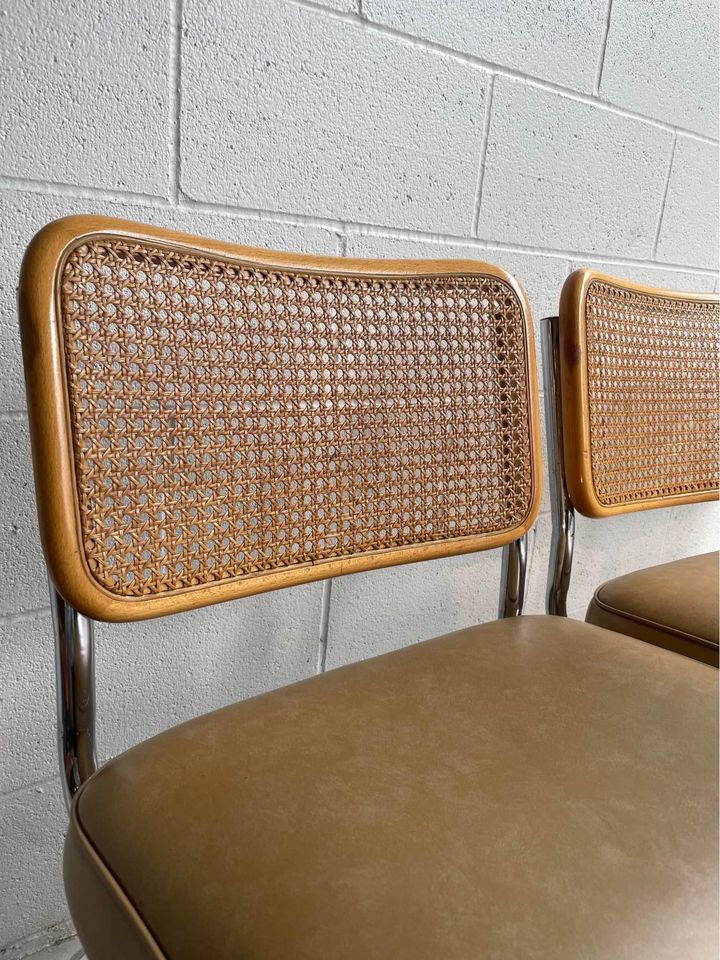 Set of 3 Vintage Chromcraft Adjustable Bar Stools