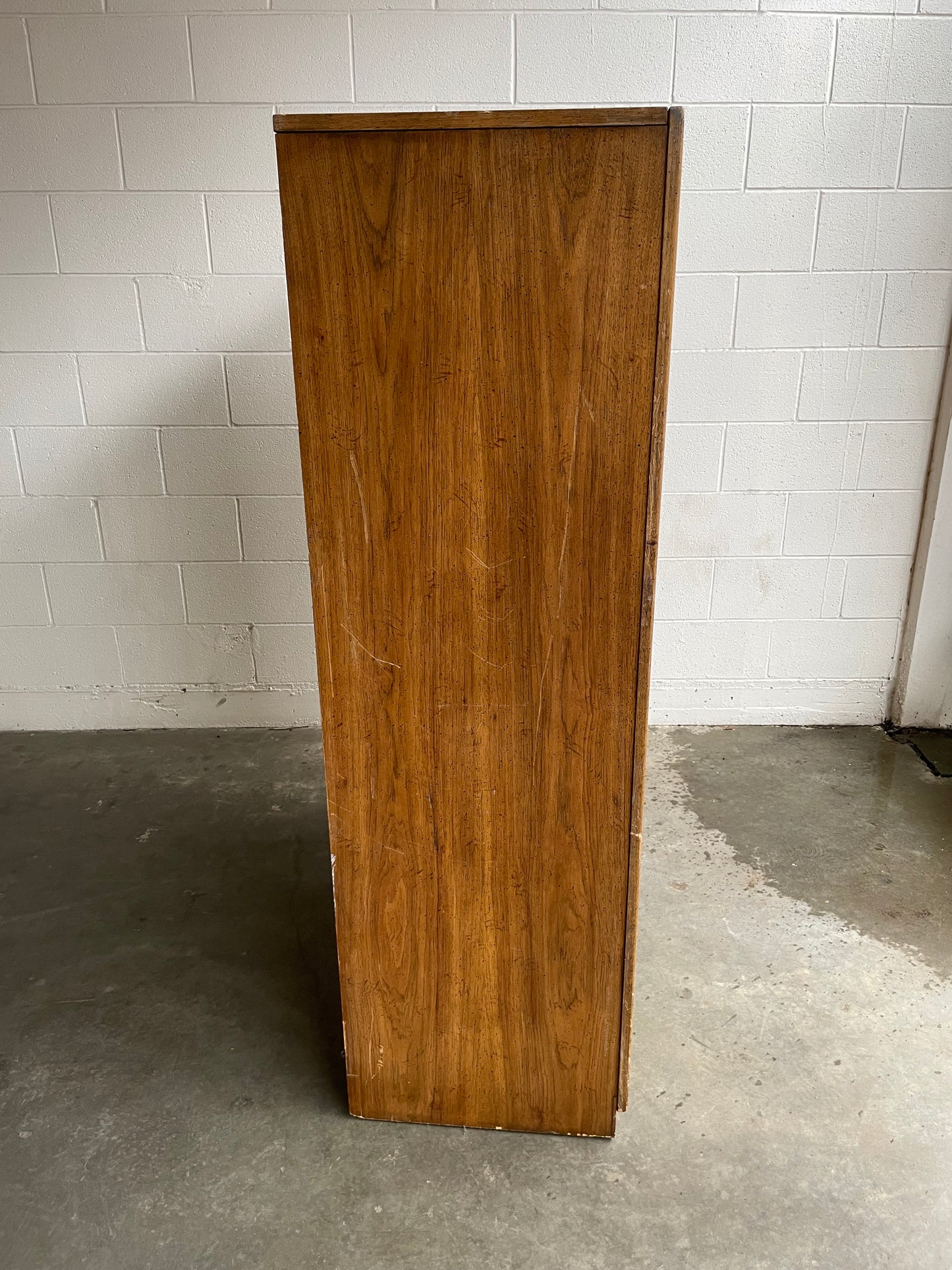 Vintage Dixie Mid Century Modern Armoire