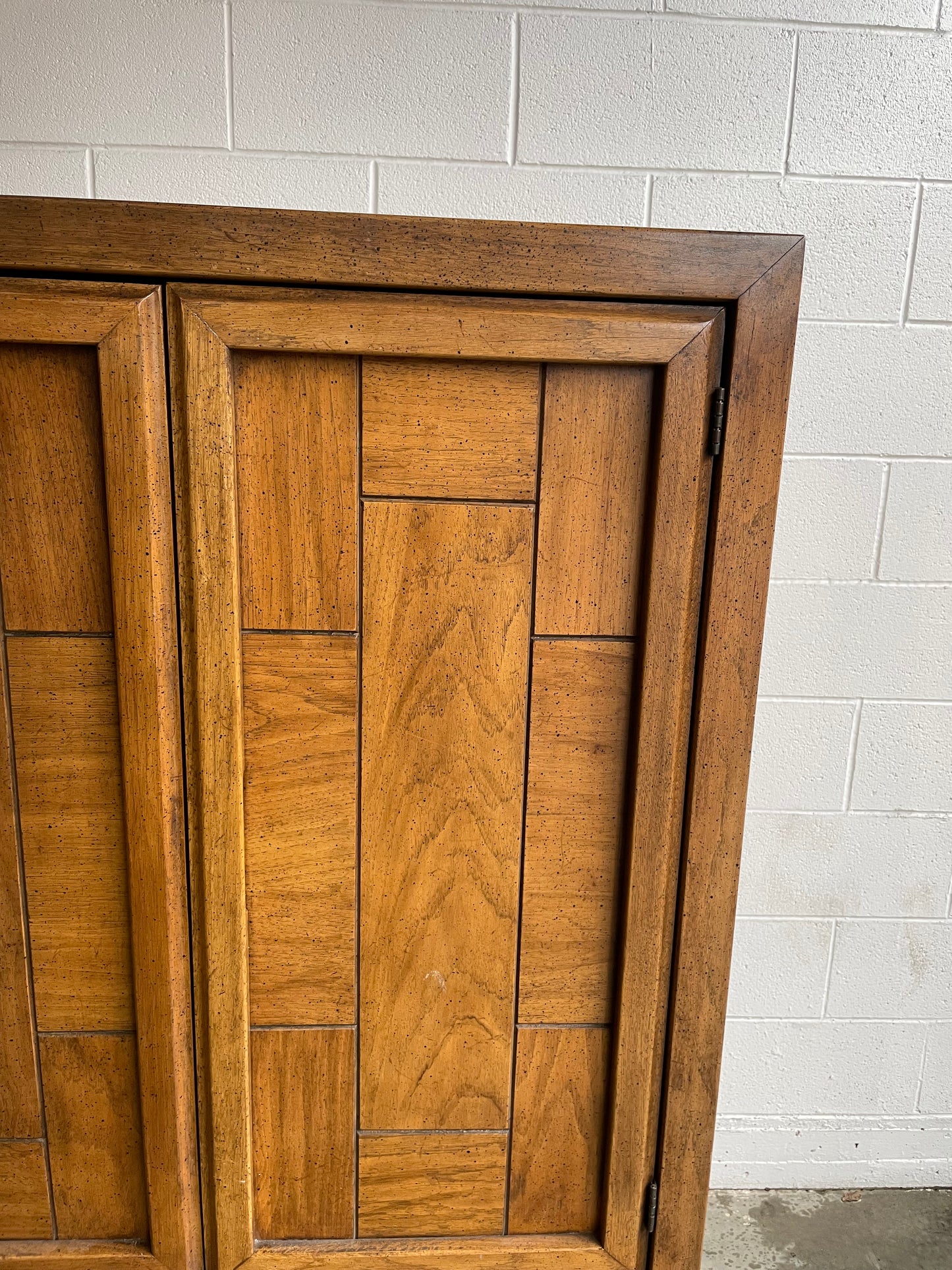 Vintage Dixie Mid Century Modern Armoire